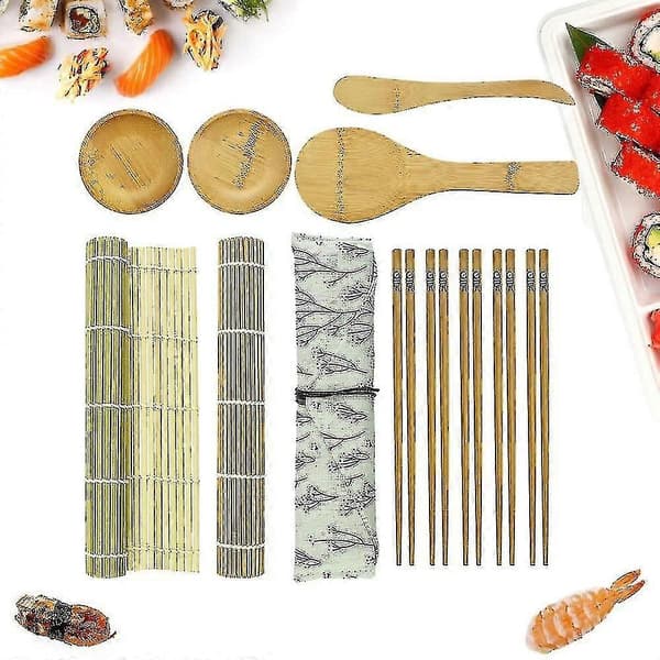 Sushi gör-kit bambu sushi maker professionell sushi startkit sushi görning