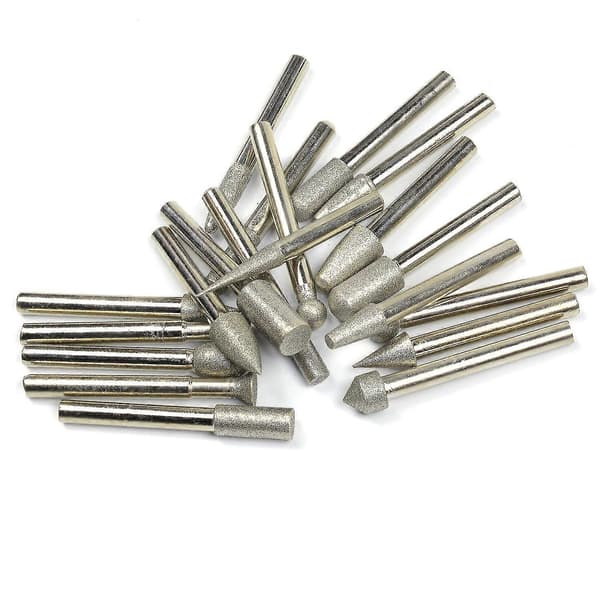 20 stk. diamantbor, roterende diamant (bor/bor/diamantspidser)