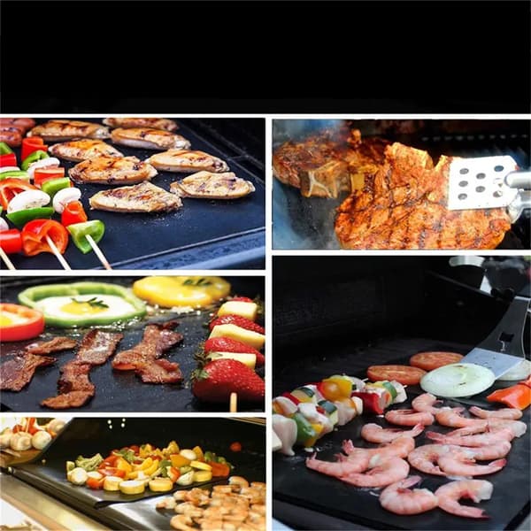 Non-stick grillmåtte, 5-delt grillsætsæt