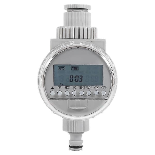Vattenslang LCD-skärm Solenergi Bevattning Automatisk Vattentimer Programmerbart Bevattningssystem
