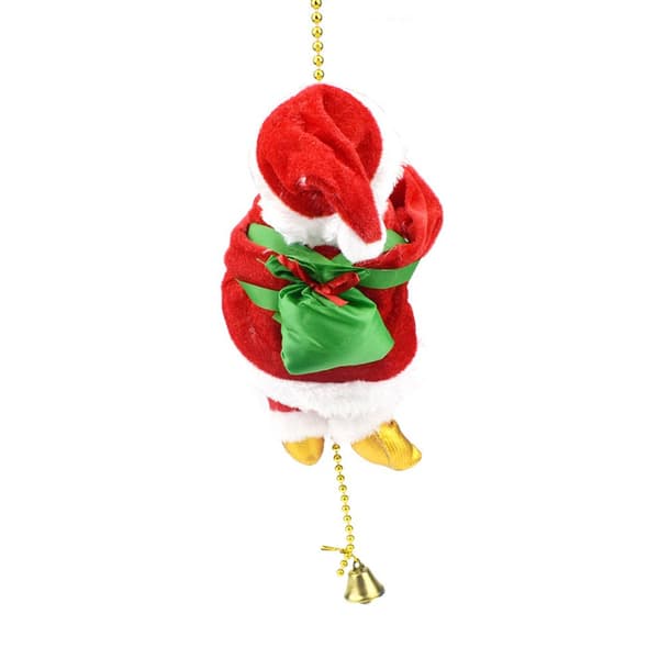 Jul Tomte Klättrande Pärlrep Elektronisk Leksak Musikdocka Barnpresent