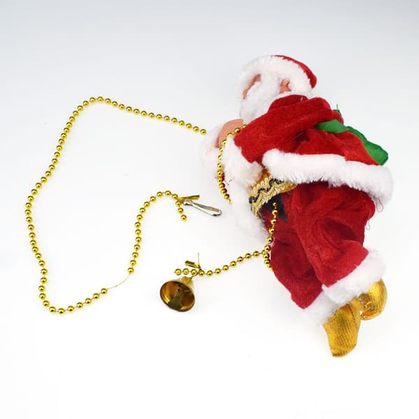 Jul Tomte Klättrande Pärlrep Elektronisk Leksak Musikdocka Barnpresent