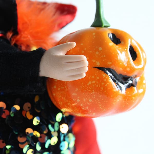 Halloween hovedløs græskardukke figur, 2 stk.