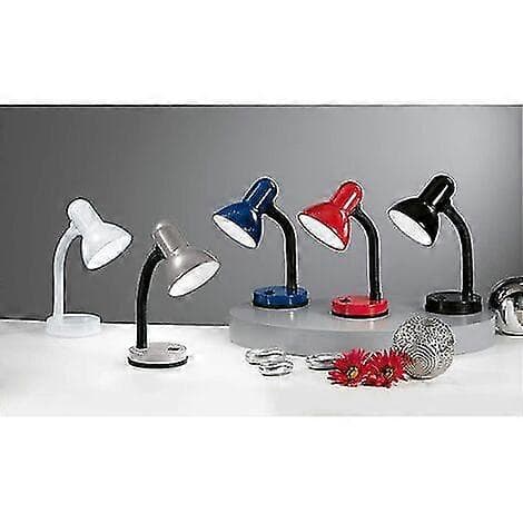bordlampe, rød, bordlampe, bordlampe