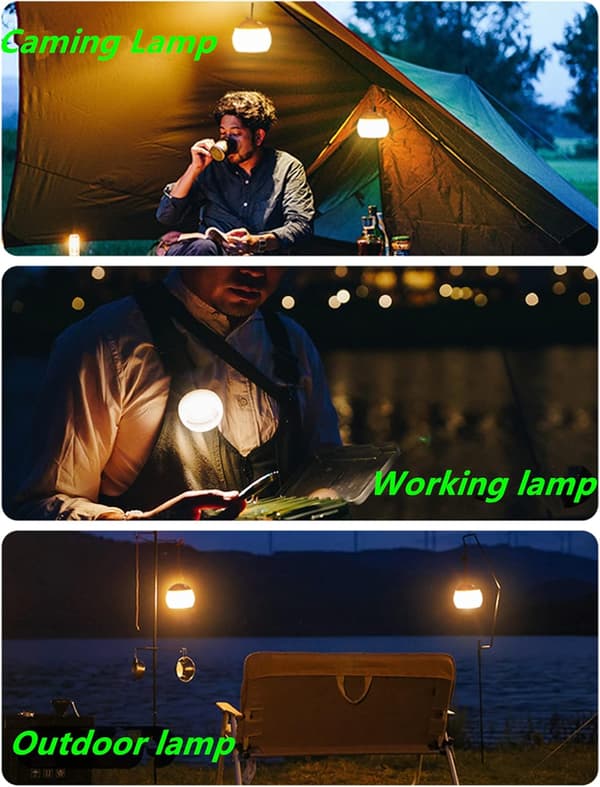 Ulkoilma-leiri LED-leirintävalo, valaistusriippuvalo