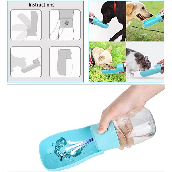 Bärbar husdjursresebål Vikbar dispenser