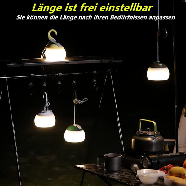 Ulkoilma-leiri LED-leirintävalo, valaistusriippuvalo