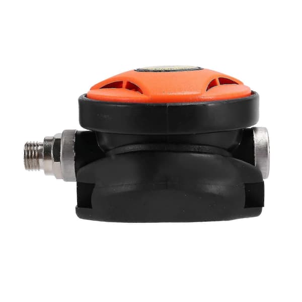 Dykning Sekundær Regulator Undervands Scuba Dykning Slange, Orange + Sort