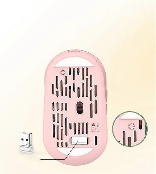 2.4 G Honeycomb Trådløs Mus, 4 Knapper 1600 DPI, PC/Mac Gaming