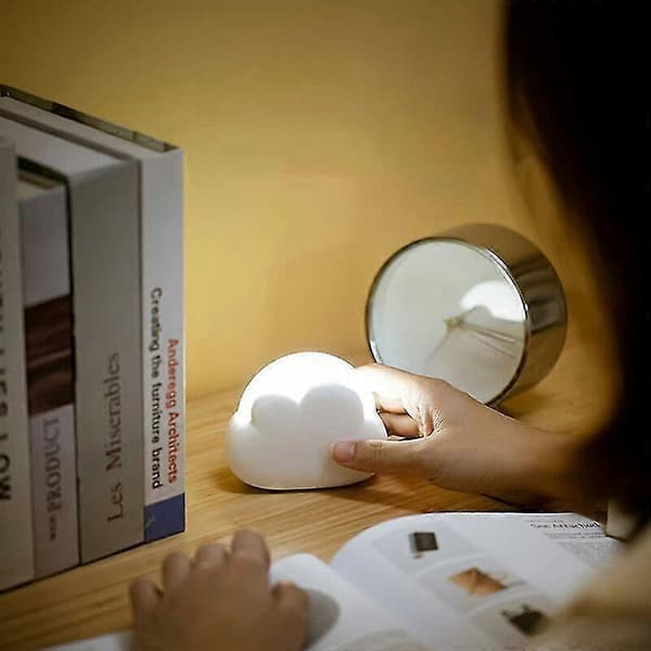 2-pak Genopladelig Sky LED Natlampe, 4 Lysstyrker, Børnegave