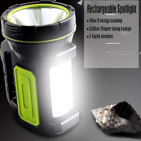 135000Lm USB Genopladelig LED Lommelygte – 6000mAh Side-Lys Nød Camping