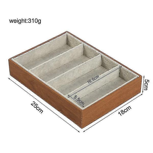 Solbrille Display Stand Brilleetui 4-rums Solbrille Display Stand - Brun