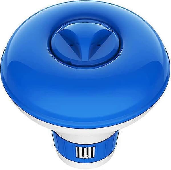 Flydende klor dispenser, pool diffuser, 12cm/5in diameter justerbar flydende doseringsenhed, indendørs/udendørs jacuzzi pool tilbehør