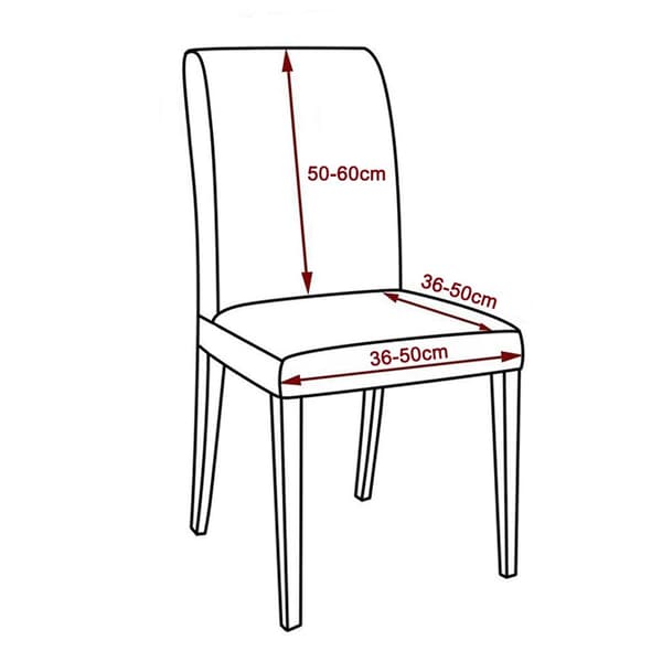 6 Stoltrekk med Stretch, Universell Passform, Spisestue, Jul-Bryllup