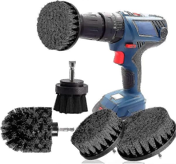 Borstborste Rengöringsborste Set. 7-pack Förlängd Fäste Power Scrubber