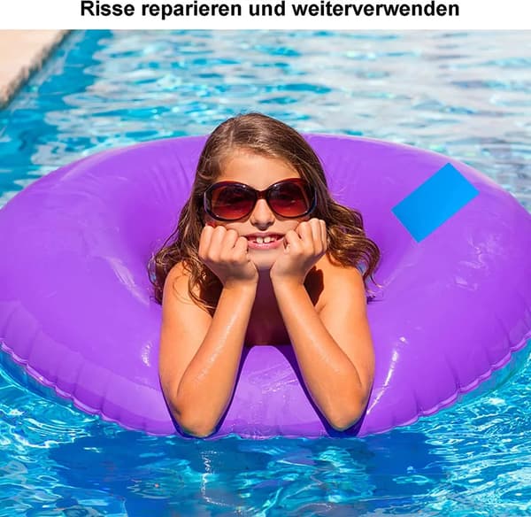 Selvklæbende reparationsplaster til swimmingpool, 10 stk. PVC-poolsæt til reparation