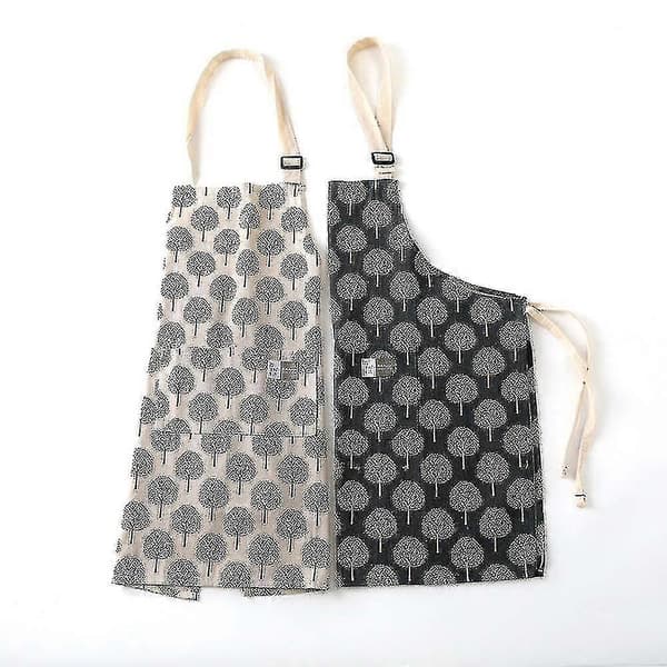 1/2-pack Ärmlös Köksförkläde Bib Tillbehör Förkläde Håll Dina Kläder Rena