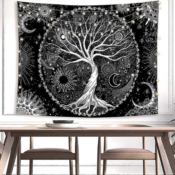 Väggbonad Livets Träd Psykedelisk Tapet, 150*200cm