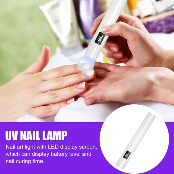 Genopladelig mini neglelampe, negletørrer