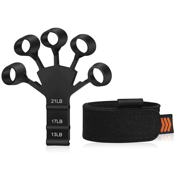 2-pack justerbar silikonhandtränare underarmstränare