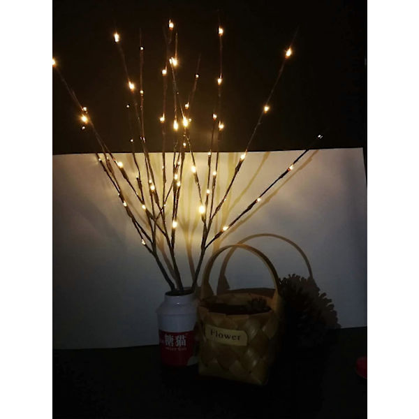 3-pack (76 cm) LED Dekorativa Julgransgrenar med Belysning