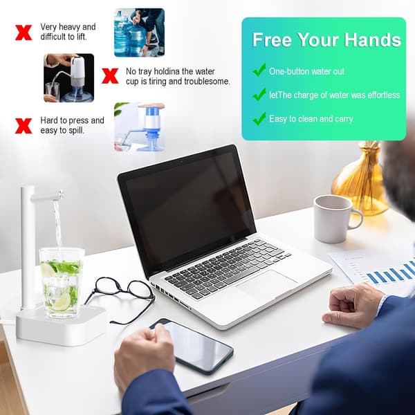 USB-drevet intelligent elektrisk vanndispenser for skrivebord