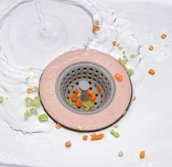 4 stk. silikone drænfilter silikone etui drænprop hårstopper badekarfilter vaskefilter vaskefilter brusefilter (pink, grøn, blå, beige)
