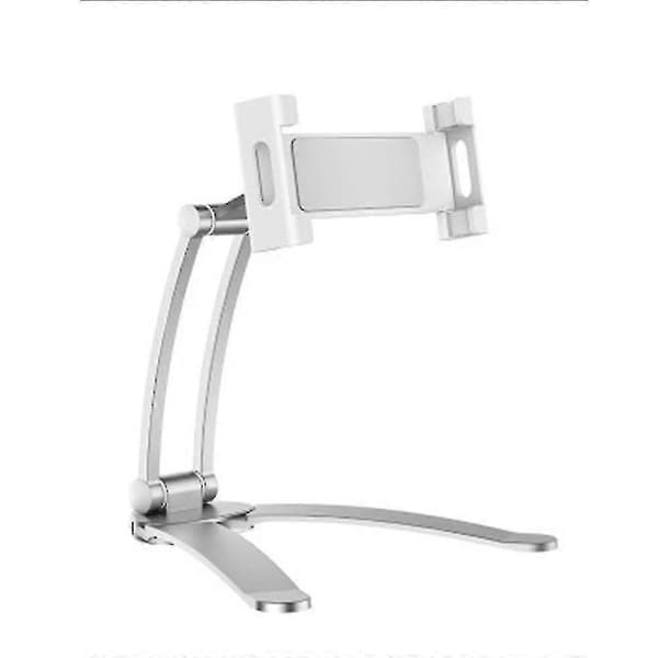 Desktop tablet stand i aluminiumlegering (hvid 2 stk.)