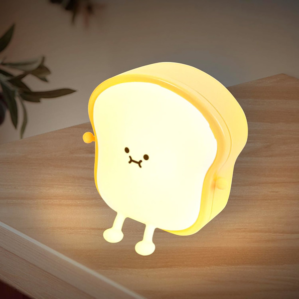 Toast-formet sengelampe, 1 stk