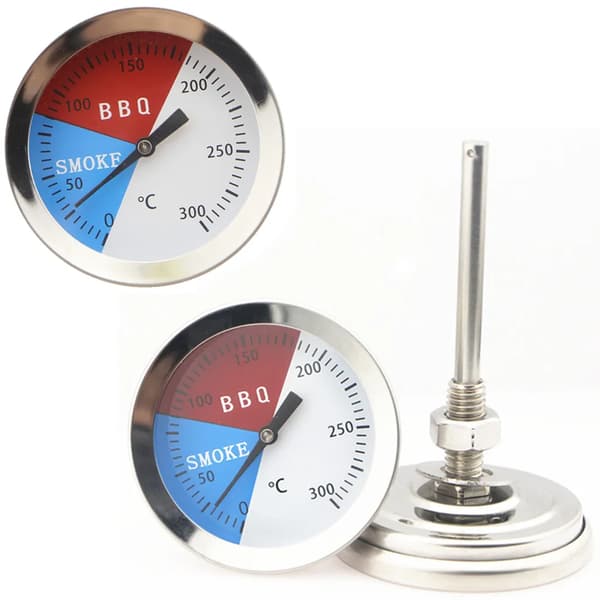 2 stk. stegetermometer kødtermometer 300℃ rustfrit stål grilltermometer grill BBQ kød