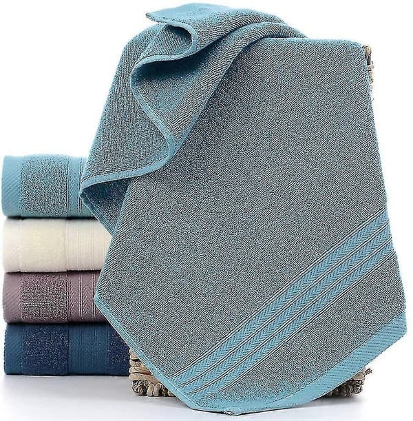 Superabsorberende bløde håndklæder i bomuld (pakke med 4, 34 x 73 cm)