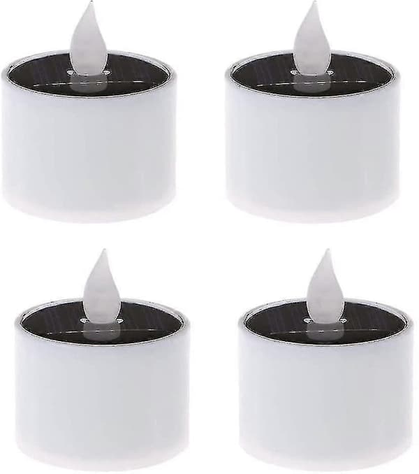 Solarljus: Set med 6 Solar LED-värmeljus