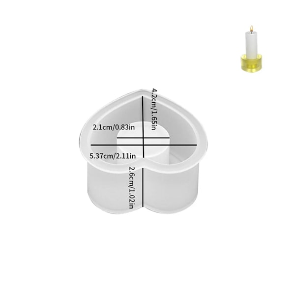 Silikonimuotti kynttilän muotti kynttilänjalka, DIY muotti kynttilänjalka, tikku kynttilänjalka (Xiao Ai)