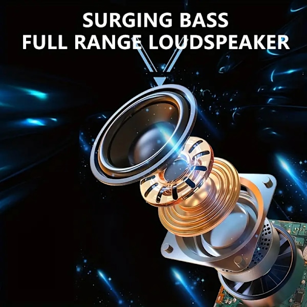 Bærbar udendørs subwoofer Bluetooth-højttaler