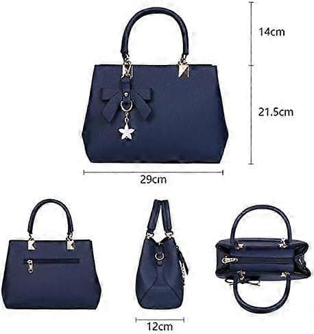 PU-læder Crossbody Taske, Sløjfevedhæng, Let Mode, Arbejde/Afslappet