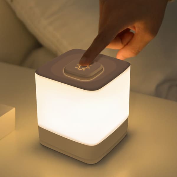 Genopladelig Touch Sengelampe – Varmt Blødt LED-Søvnlys Fødselsdagsgave