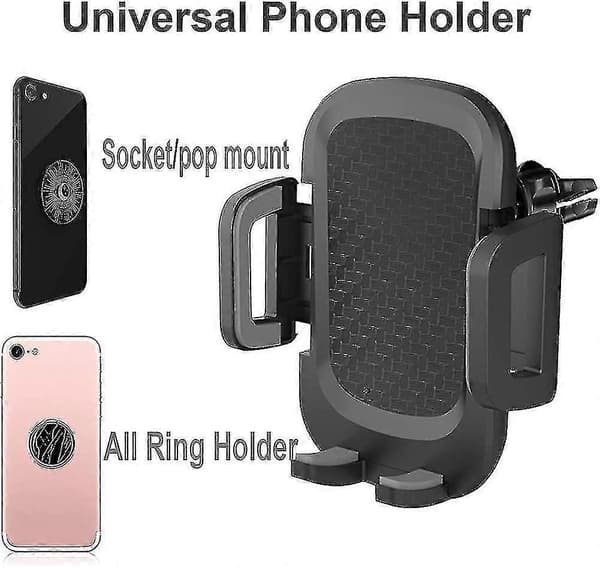 Biltelefonholder, telefonholder, universal biltelefonholder, 360 grader