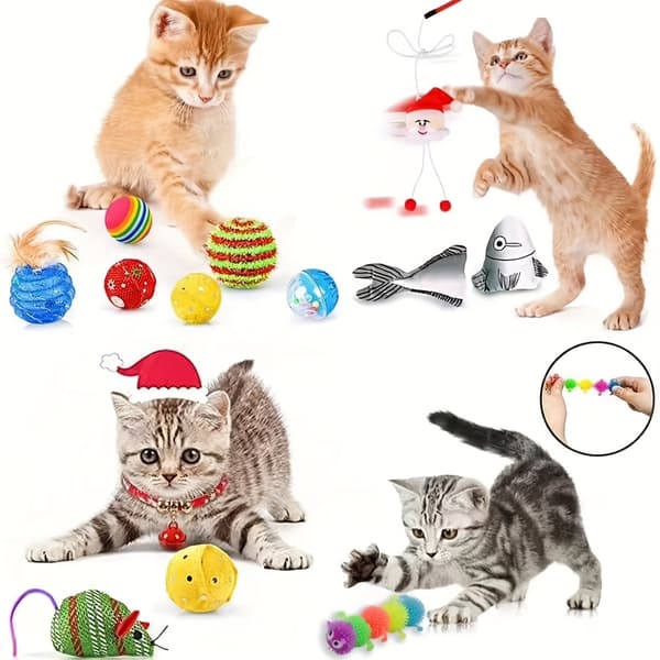 Julkalender för katter – Blindbox i plast, ingen ström, hem-/köksdekor