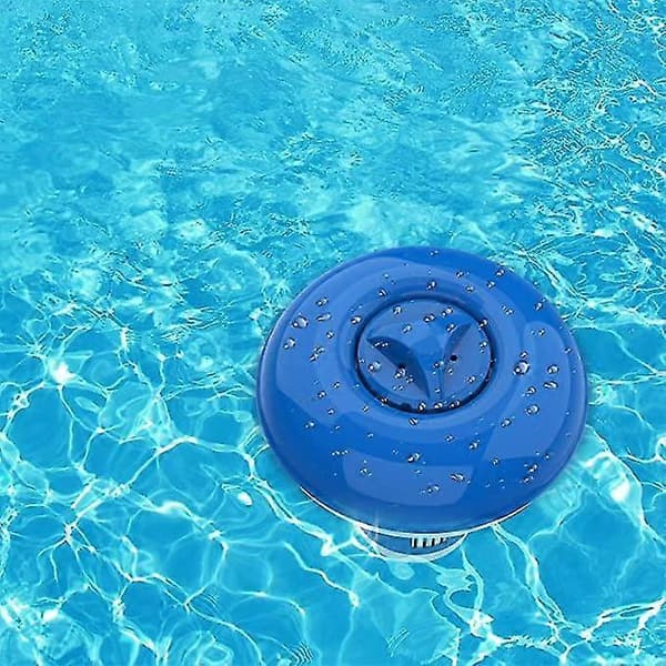 Flydende klor dispenser, pool diffuser, 12cm/5in diameter justerbar flydende doseringsenhed, indendørs/udendørs jacuzzi pool tilbehør
