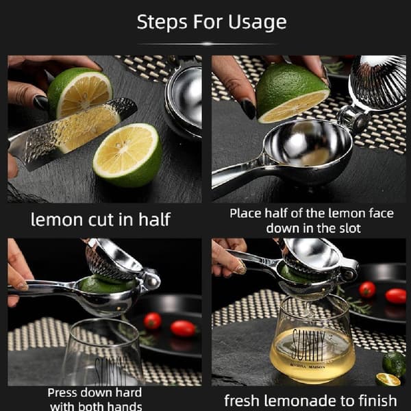 Manuel citronpresser til citrusfrugter, limefrugter, citroner og mere