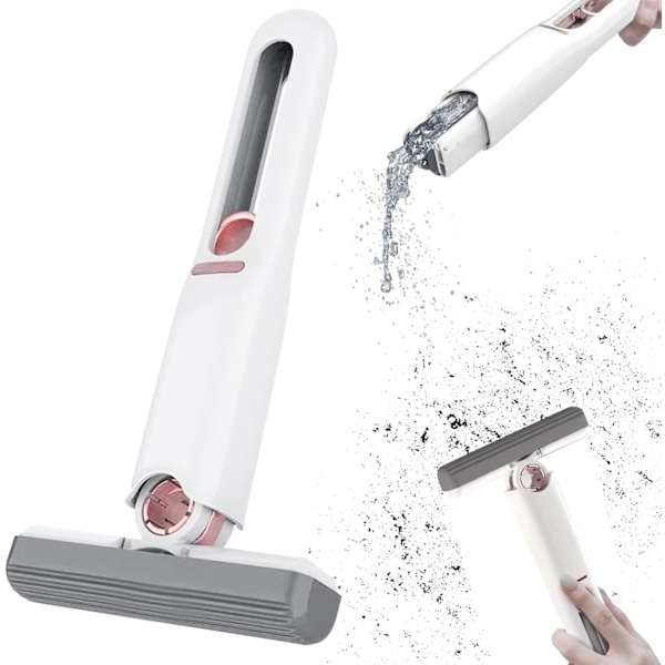 1 sæt mini-mop, bærbar multifunktionel svampmop