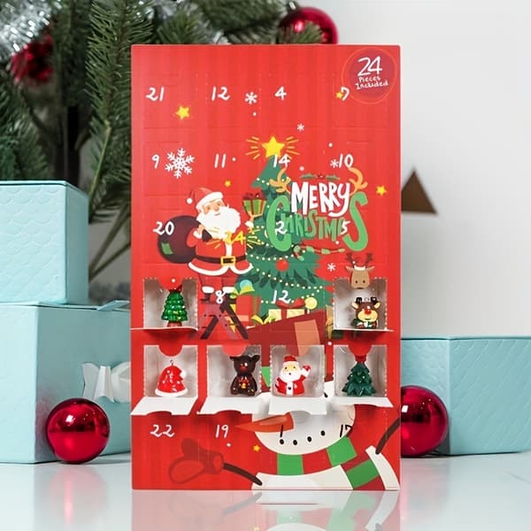 Adventskalender blind box julparty överraskningspresent perfekt julklapp
