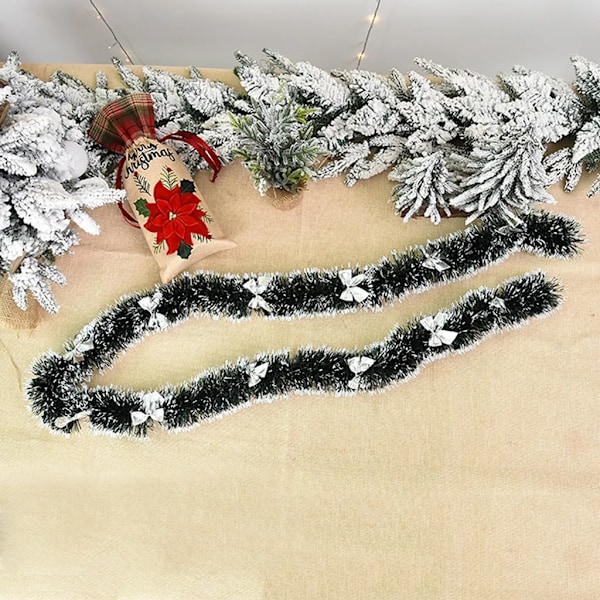 1x Julegirlander grankrans Julelys girlander Jul 200x9cm