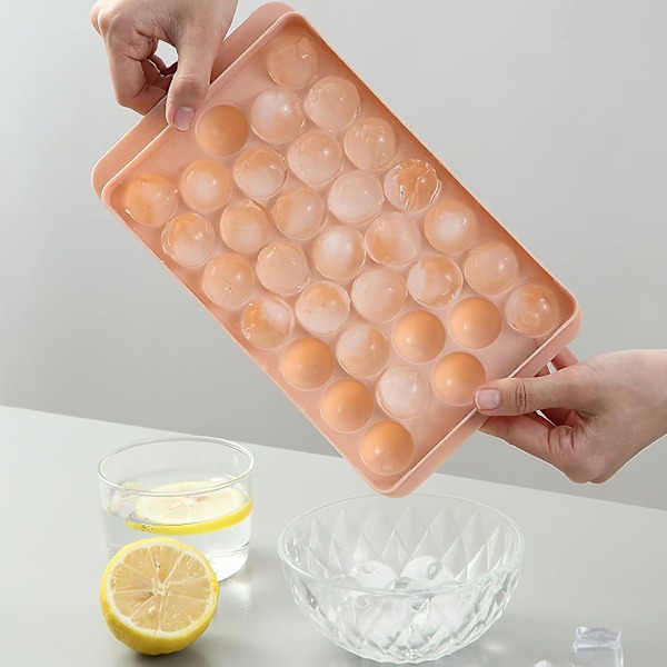 Mini hjerteformet silikonmyk godteriform Sjokoladeformsett Silikonskakekform for baking 55 hulroms isform med 1 gratis dråper - Rosa