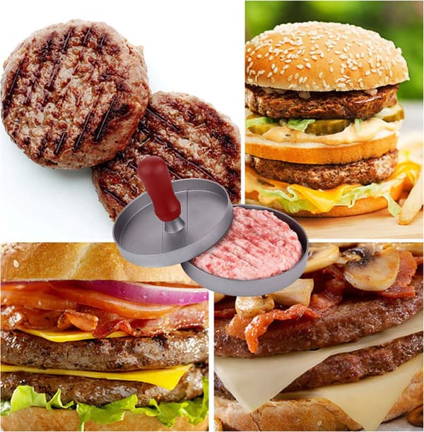 Hamburgerpresse med non-stick belegg 12cm