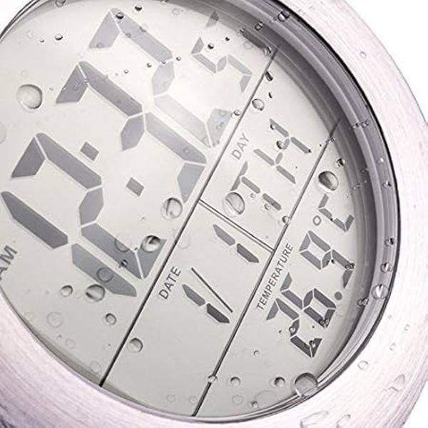 Vandtæt brusebad ur, LCD display digital timer ur