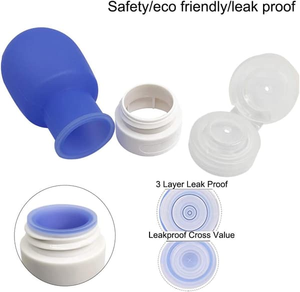 Salladsdressingbehållare, 4, 38 ml och 60 ml förpackningar