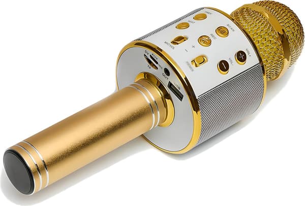 Bluetooth Karaoke Portabel Trådlös Handhållen Mikrofon Stereo