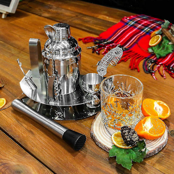12-delars cocktailmixningsverktygset