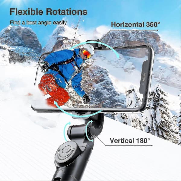 Bluetooth Selfie-tikku Tripod, kaukosäädin, iPhone 11-13 & Android